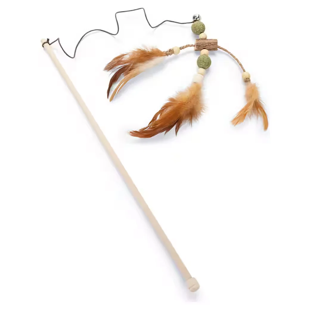 BEEZTEES Katzenangel mit Catnip und Matatabi natur