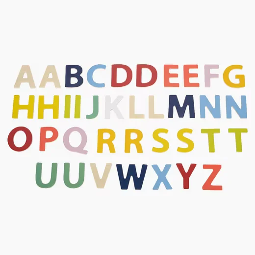 SMALL FOOT Magnetbuchstaben Alphabet Lernspielzeug bunt Educate