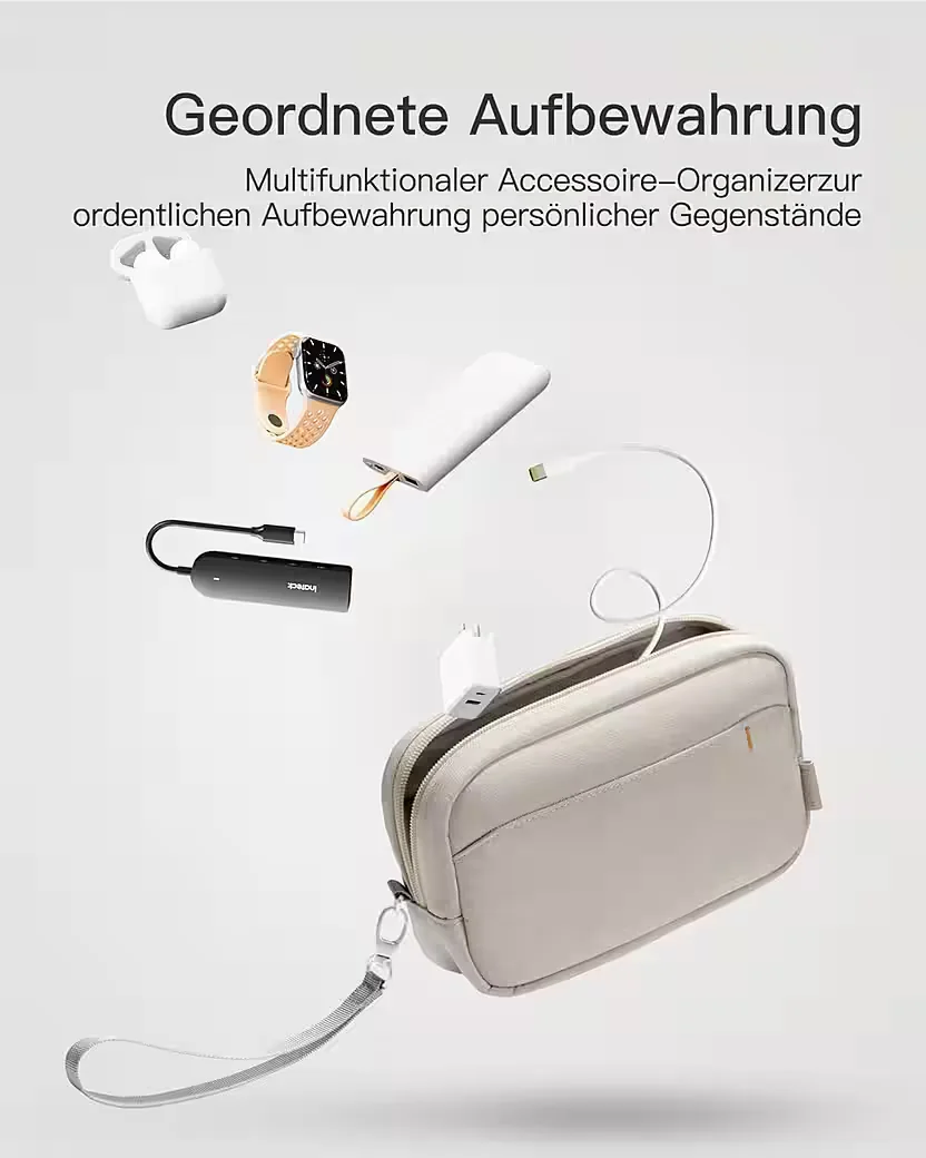 FELIXLEO Kabeltasche Organizer spritzwasserfest für Maus USB Stick
