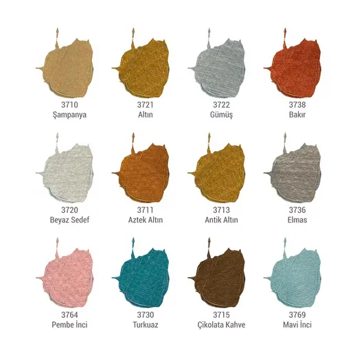 BÜST ARTDECO Metallic Acrylfarben Set 12x75 ml Metallglanz