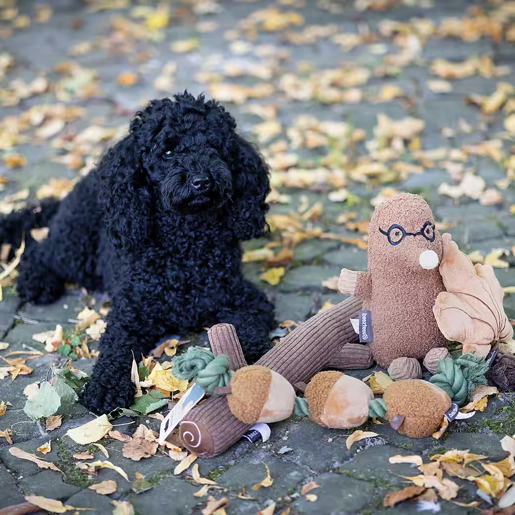 BEEZTEES Hundespielzeug Stock mit Knisterfolie Kuscheltier