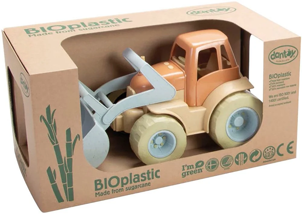 Dantoy Bio Traktor mit Frontlader Spielzeug-Traktor
