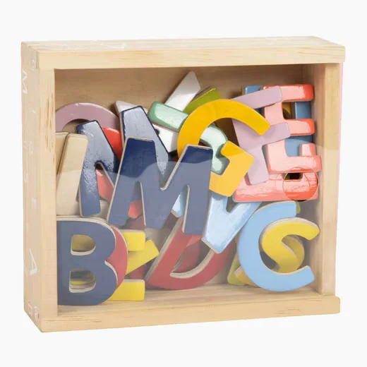 SMALL FOOT Magnetbuchstaben Alphabet Lernspielzeug bunt Educate