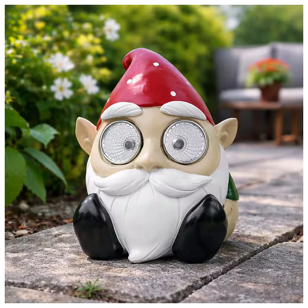 HTI-Living LED Solarleuchte Zwerg Gartenfigur Deko