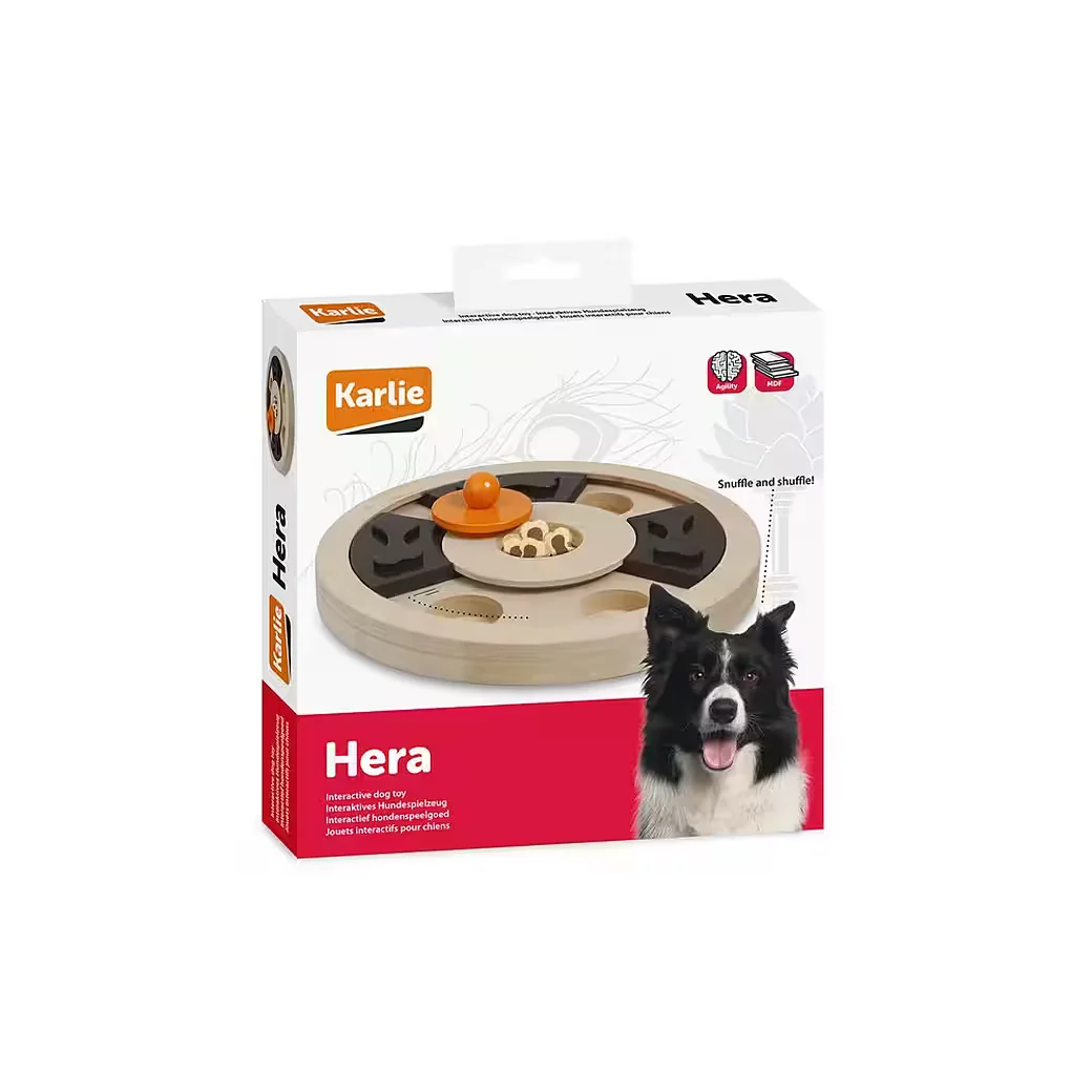 KARLIE Intelligenzspielzeug Holz Wooden Brain Train Hera für Hunde