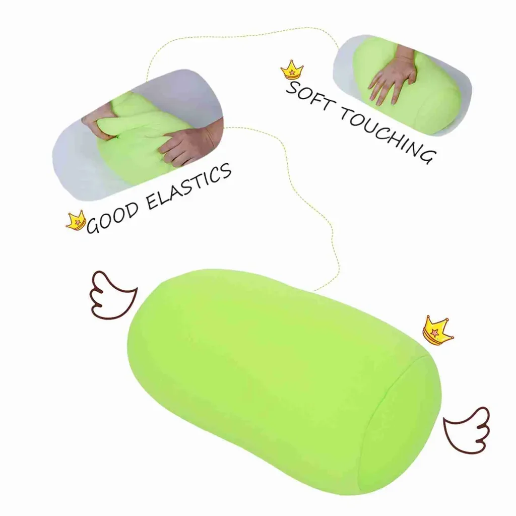 Cocosity Microbead Nackenstützkissen Rolle Rückenkissen grün Reise