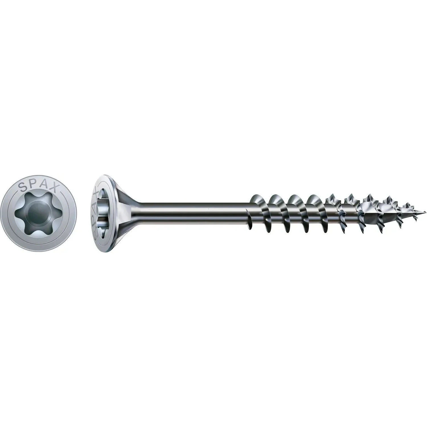 SPAX Senkkopf Universalschrauben T Star Plus 6x120 mm, 25 Stück