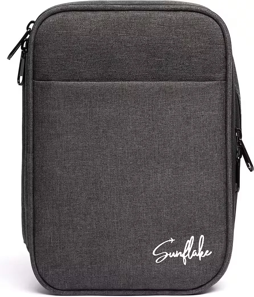 SUNFLAKE Kabel Organizer Tasche für eReader, Ladegeräte, Tablets