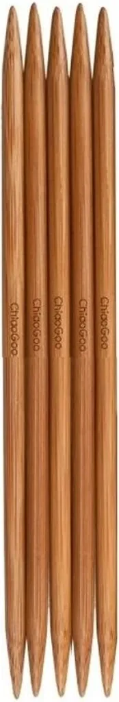 ChiaoGoo Nadelspiel Bamboo Patina 3,75 mm 15 cm 5 Stück