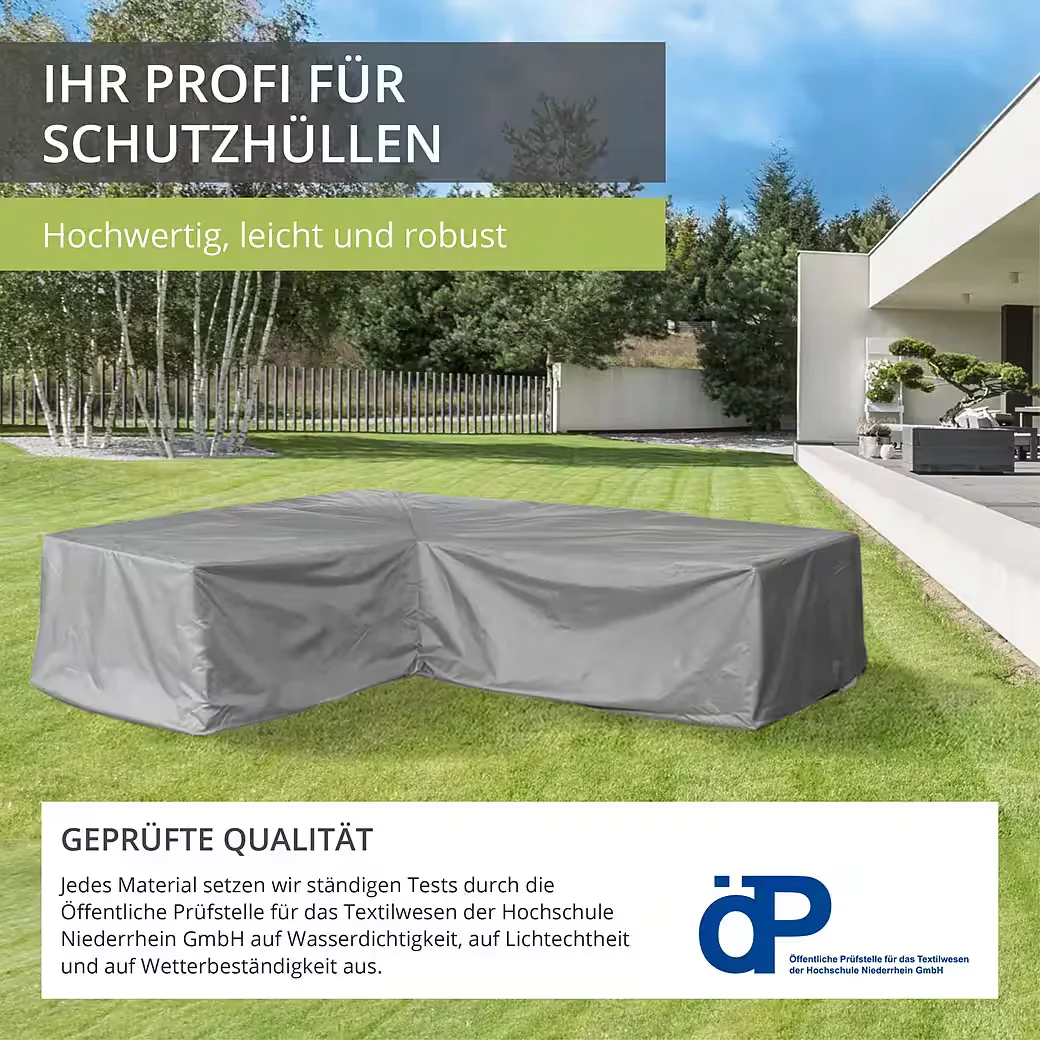 MEHR GARTEN Ampelschirm Schutzhülle Protect Premium gebogenes Gestell
