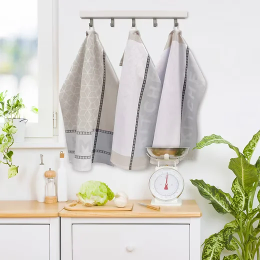 DYCKHOFF Geschirrtuch Home und Kitchen 50x70 cm 100 Prozent Baumwolle