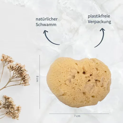 NIYOK Baby- und Kinder Naturschwamm plastikfrei, biologisch abbaubar