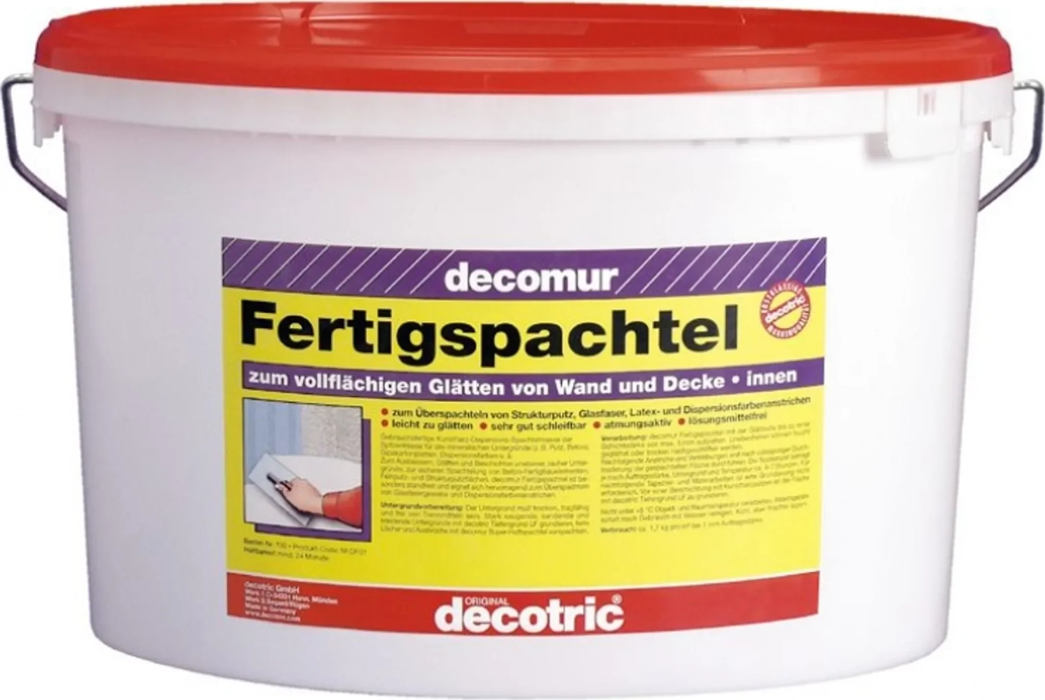 Decotric Decofill Fertigspachtel 15 kg Innen Wandspachtel
