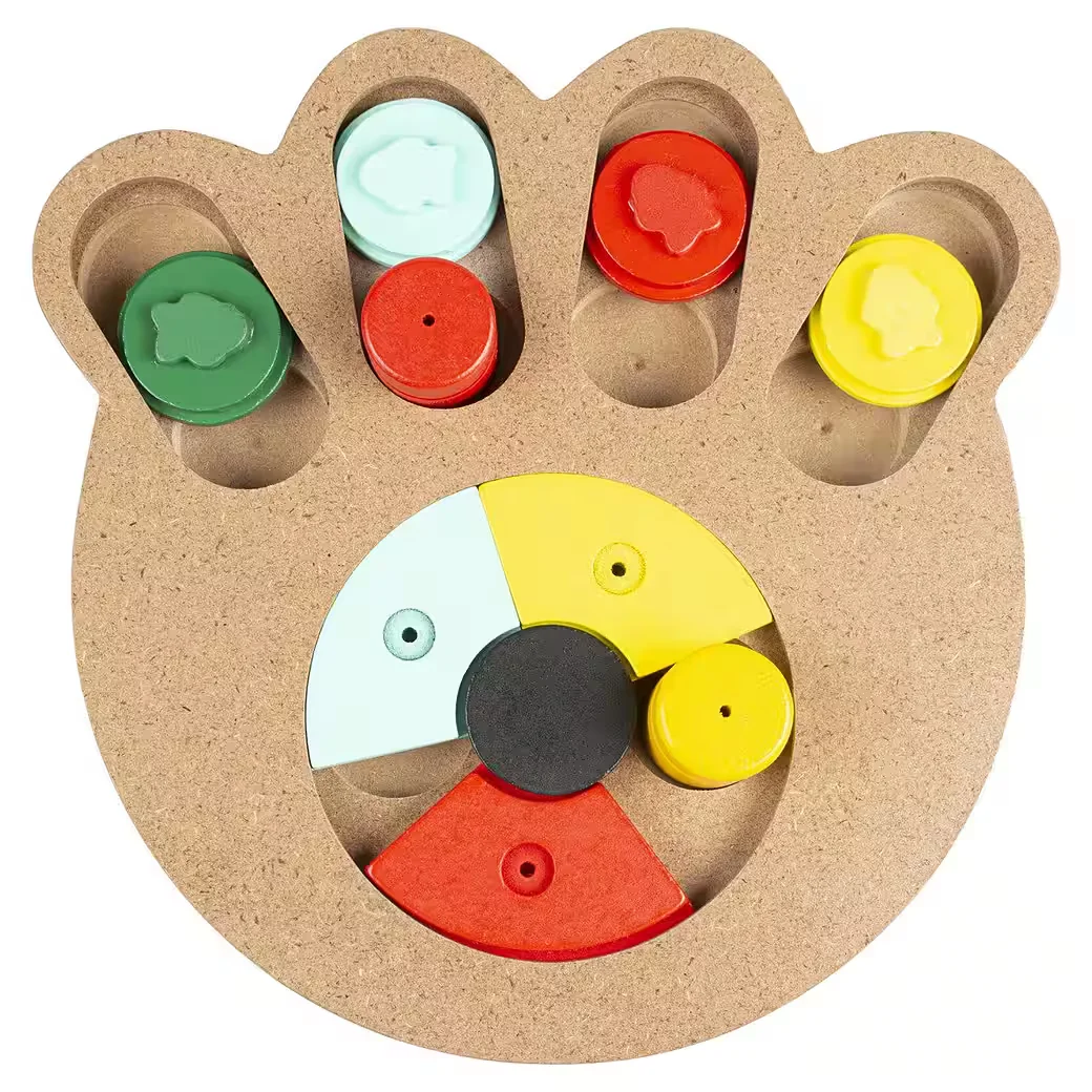 DUVO+ Slide and Snack Intelligenzspielzeug Pfotenpuzzle für Katzen