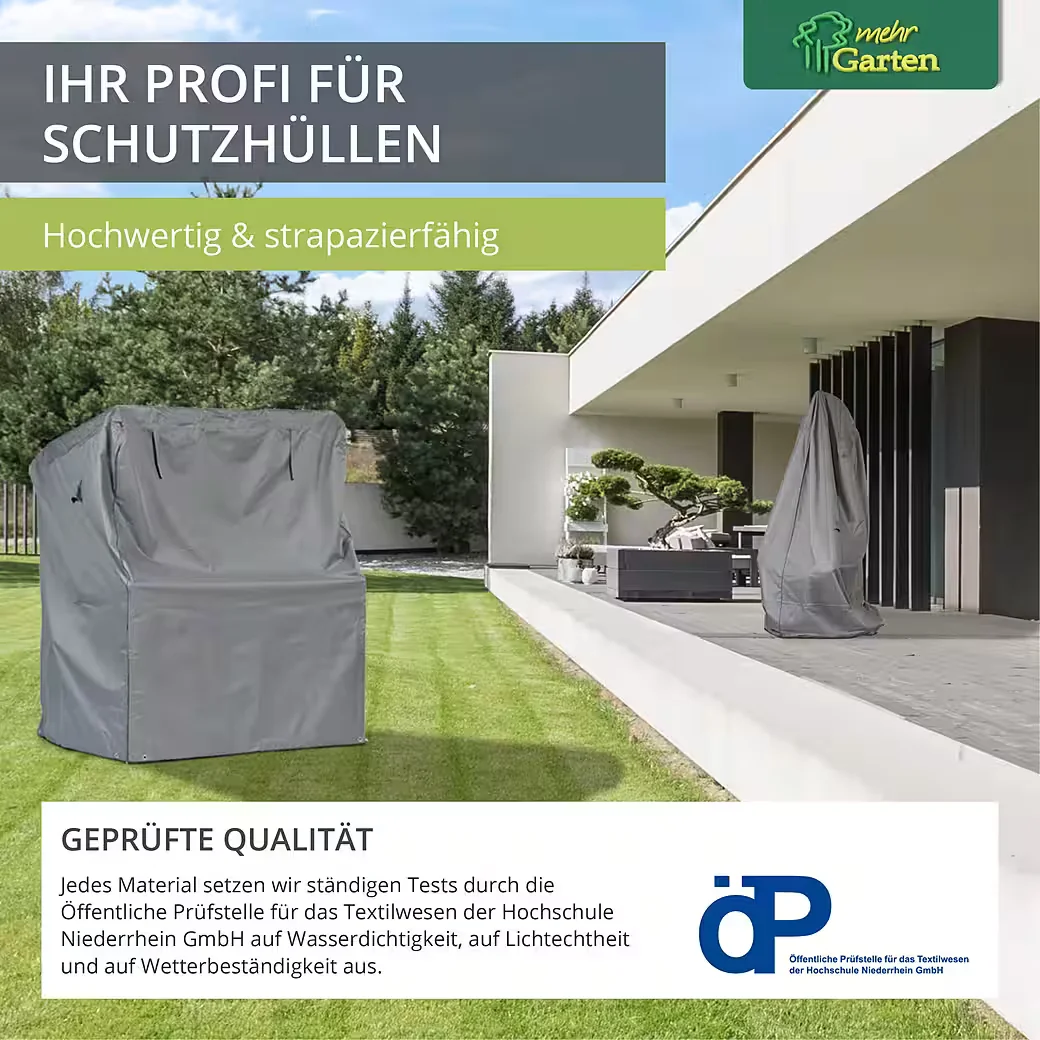 MEHR GARTEN Premium Sonnenschirm Schutzhülle 170 x 30/50 cm
