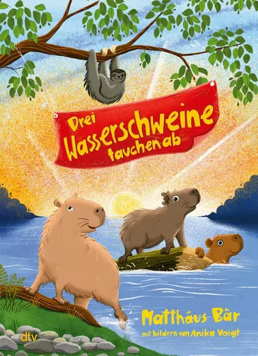 DTV Drei Wasserschweine tauchen ab von Matthäus Bär Buch