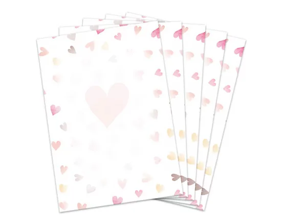 JUNAPACK Briefpapier A4 Blumen Ostern für Firmenpost Drucker