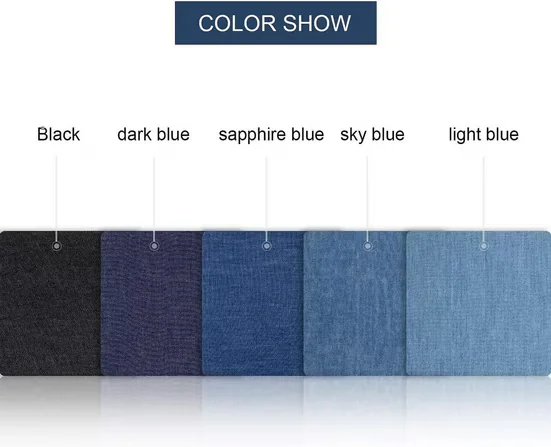FELIXLEO Bügelflicken Denim Baumwolle oval für Jeans Jacken Taschen
