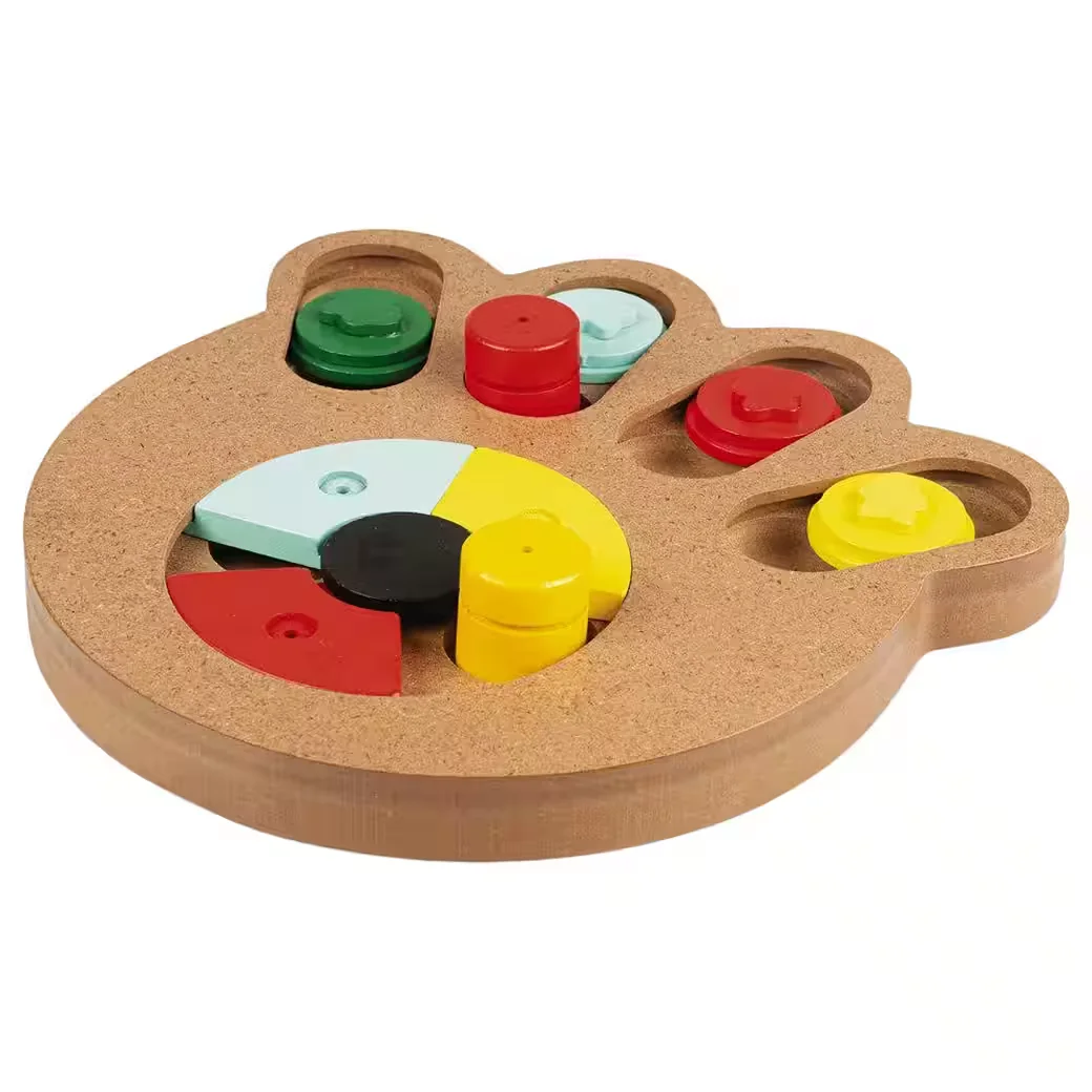 DUVO+ Slide and Snack Intelligenzspielzeug Pfotenpuzzle für Katzen