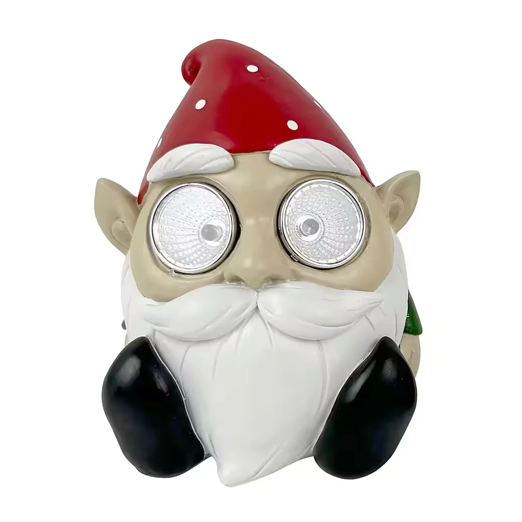 HTI-Living LED Solarleuchte Zwerg Gartenfigur Deko