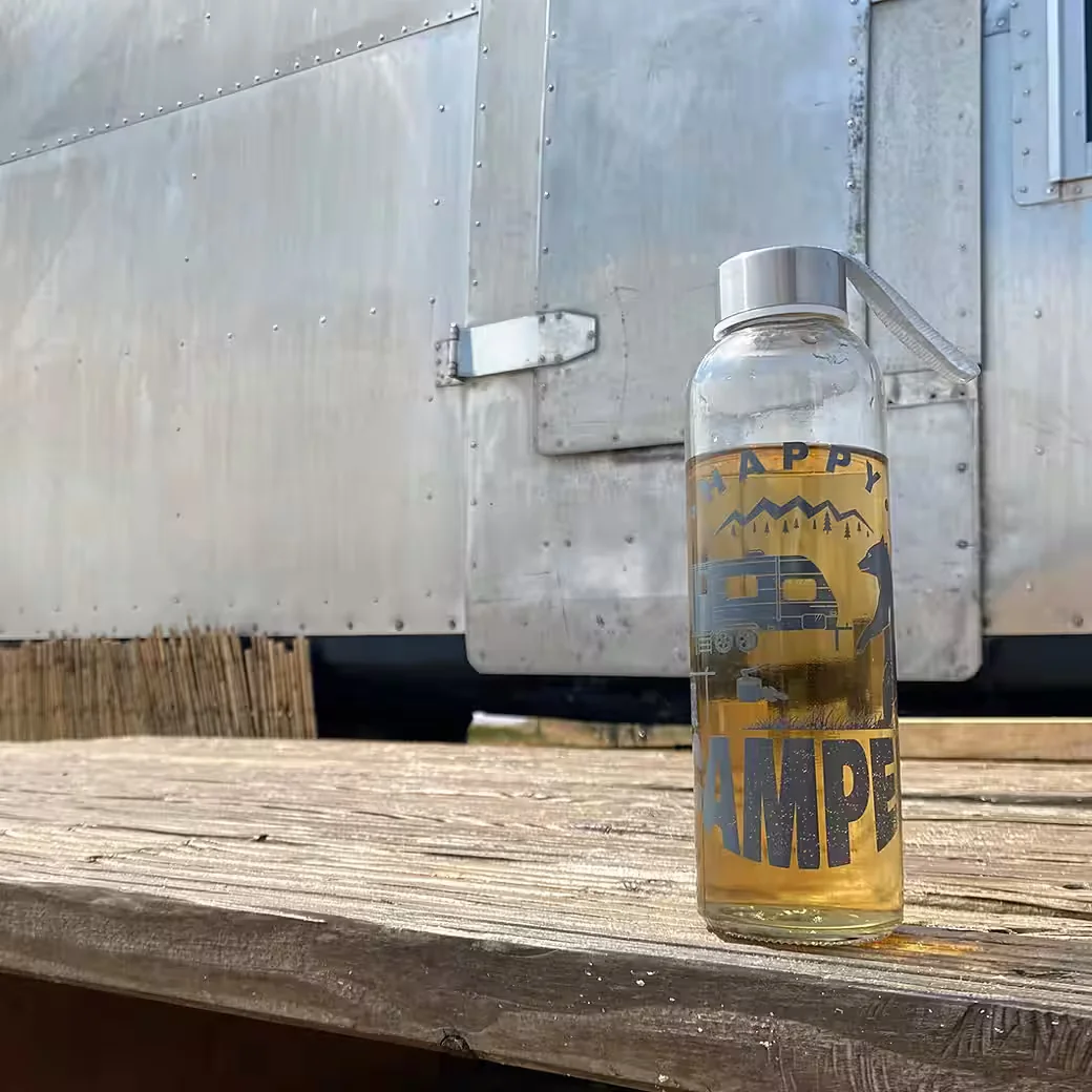 GEDA LABELS Trinkflasche Happy Camper