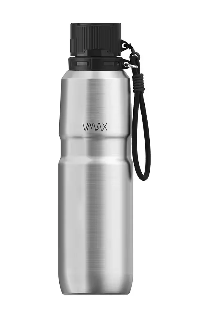 VMAX Thermoflasche Trinkflasche 650 ml mit One Push to Open Verschluss