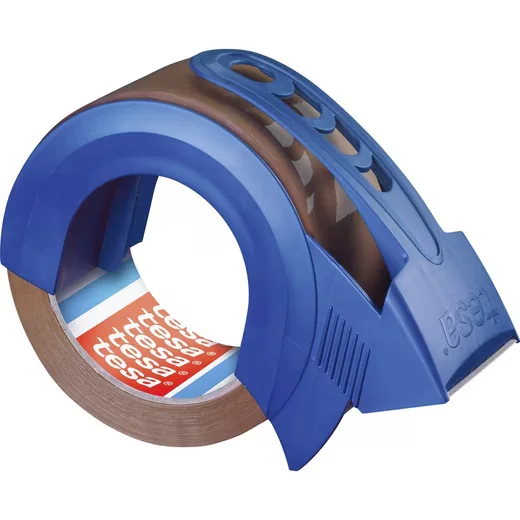 TESA tesapack Packband-Abroller 50 mm, blau/braun