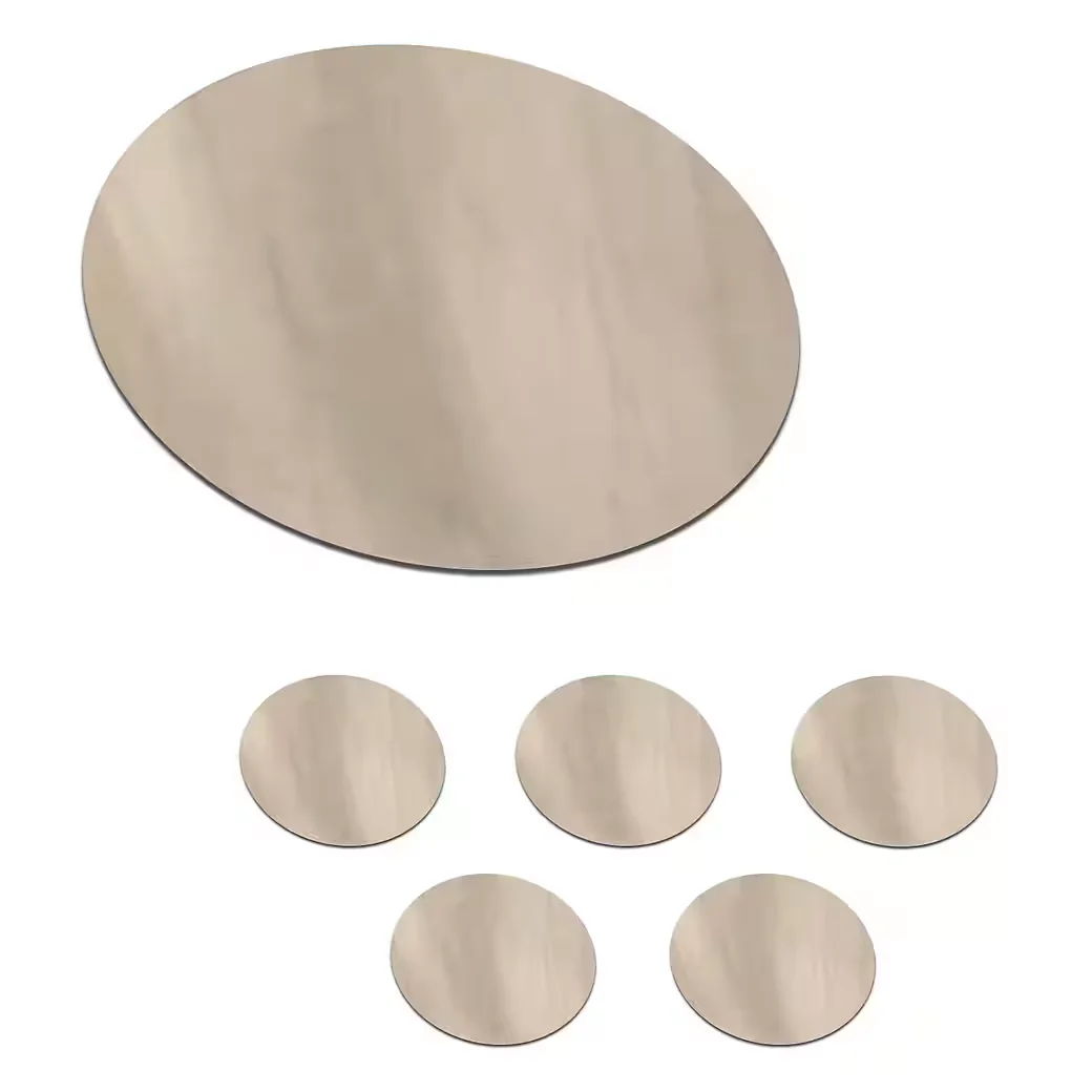 MUCHOWOW Glasuntersetzer Abstrakt Taupe Design