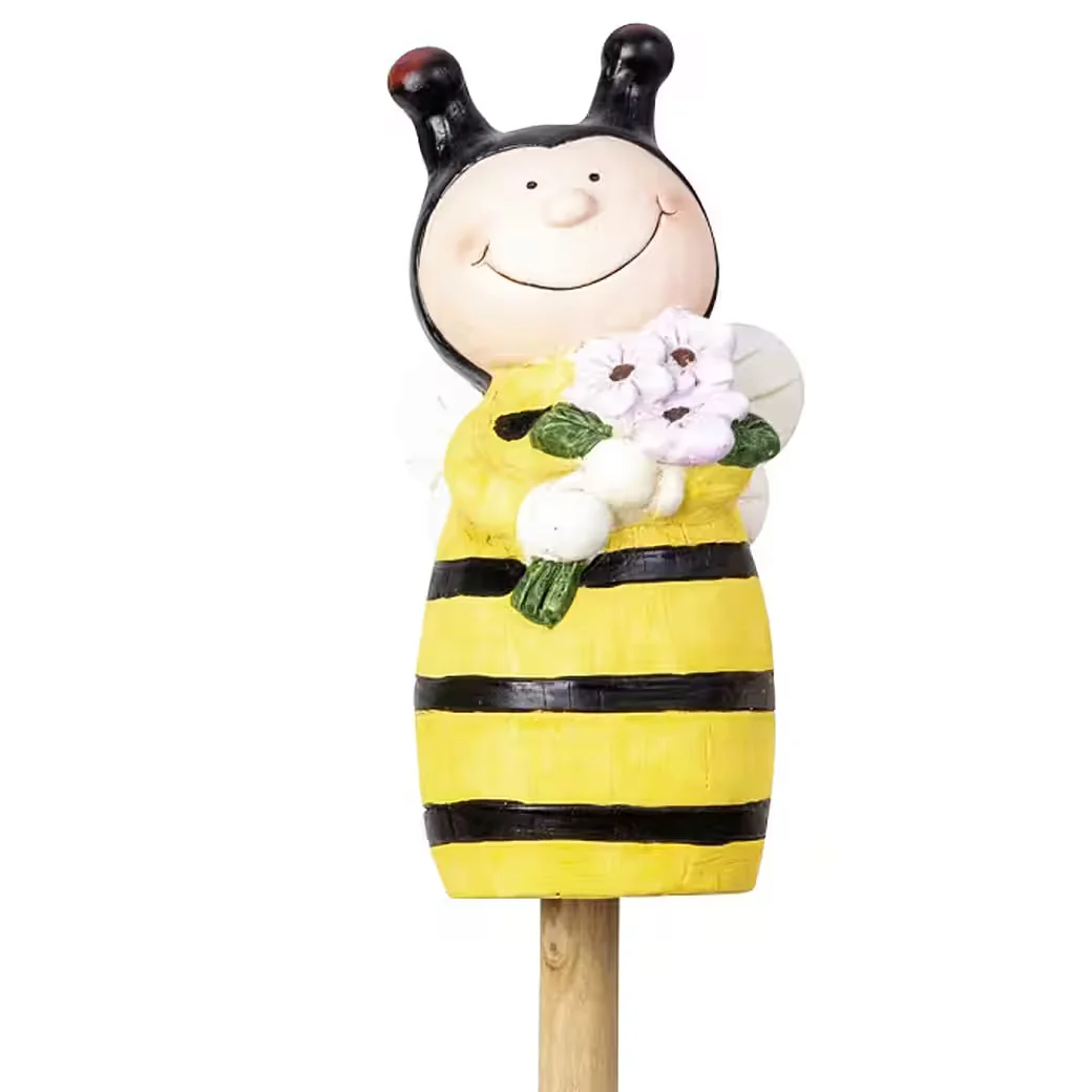 MEL-O-DESIGN Zaunhocker Keramik Gartenfigur Zauntiere 23 cm