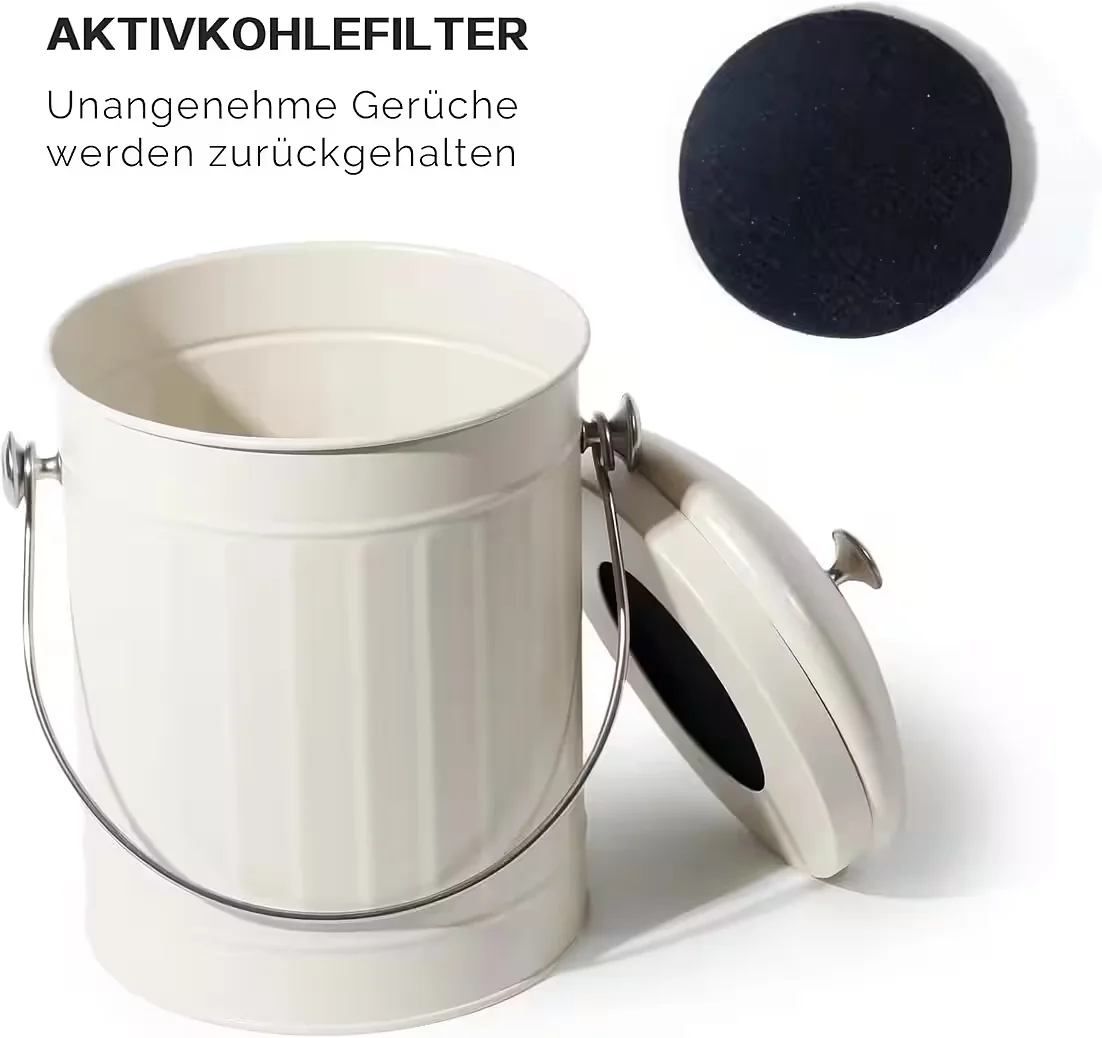 ZEDELMAIER Biomülleimer Küche Komposteimer Metall