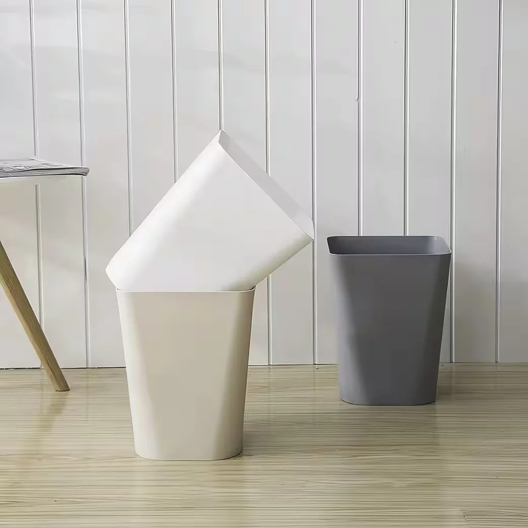SINOBA Papierkorb 6102 eckig moderner Mülleimer Papiereimer