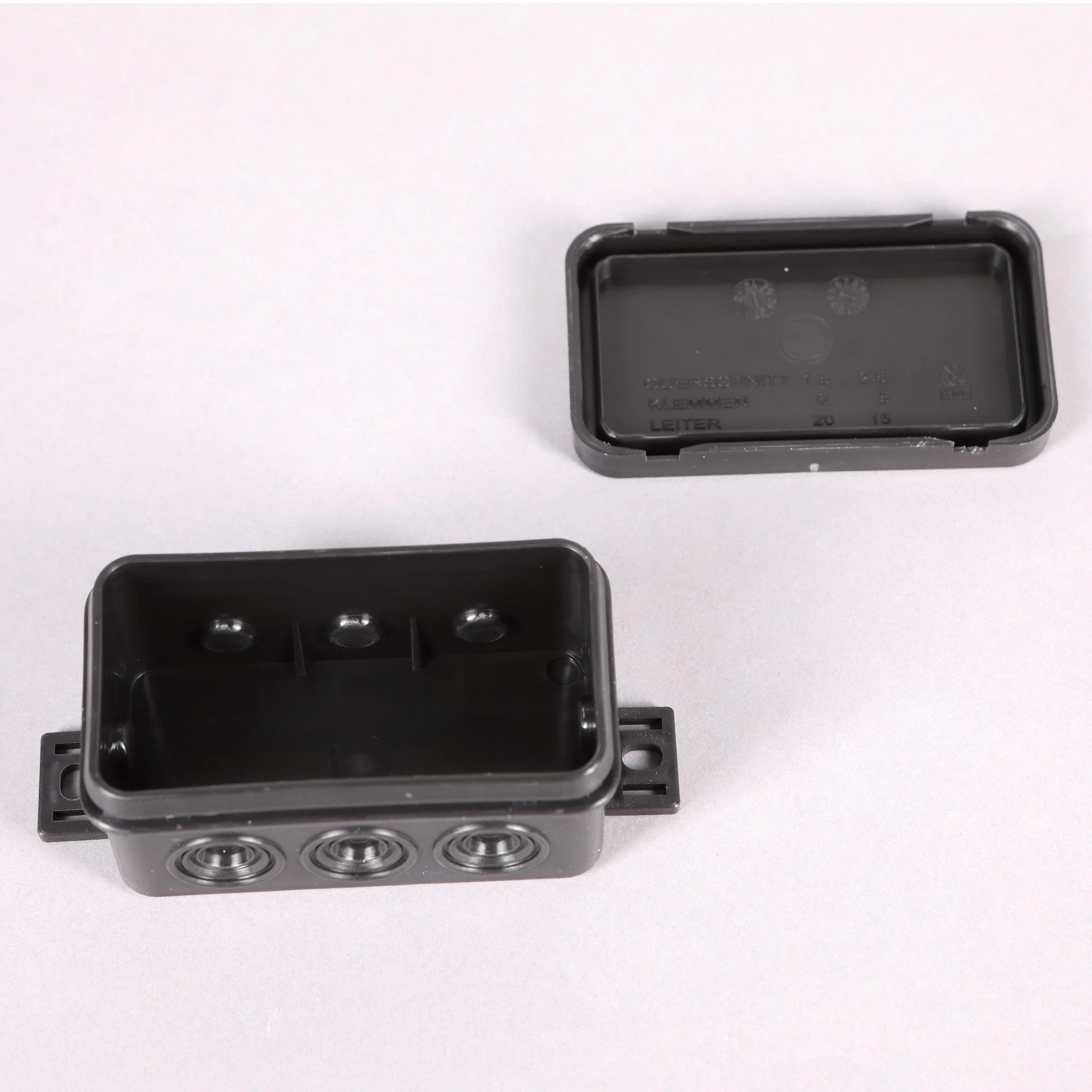 HOME4LIVING Aufputz Abzweigdose 80x45x41 mm schwarz