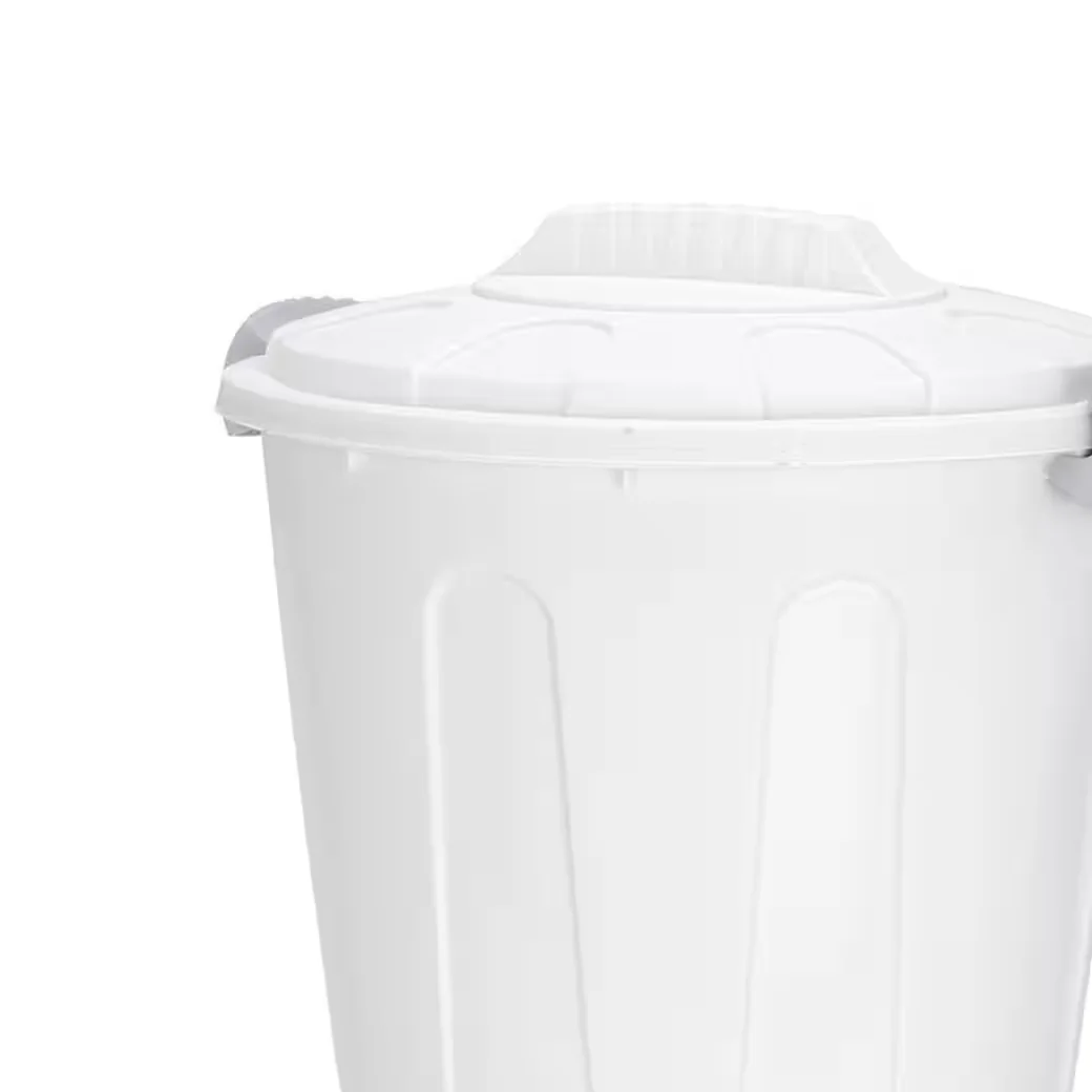 MOJAWO Aschenbecher Maxitonne 23L mit Deckel Mülleimer Abfalleimer