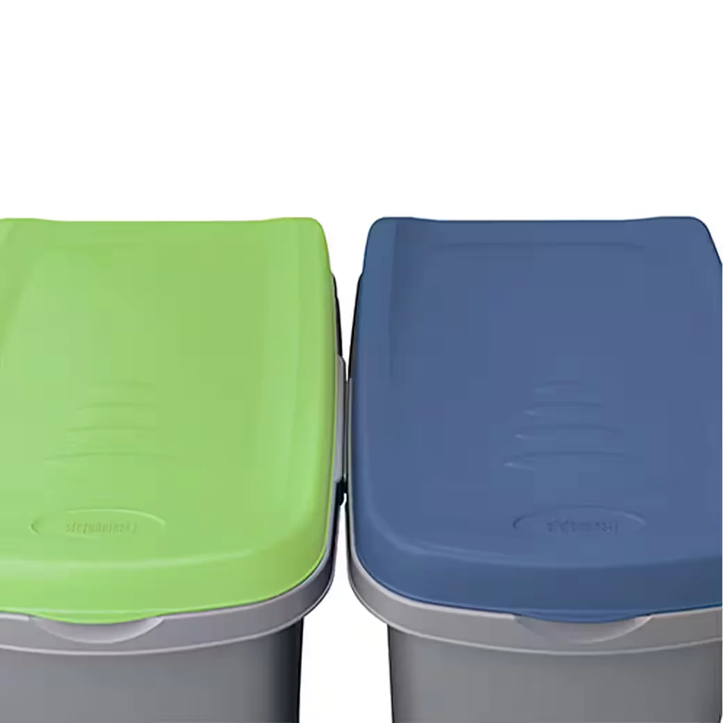 Casaria Mülleimer Küche 25L mit Deckel geruchsdicht Beutelhalter