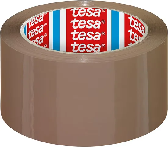 TESA Paketklebeband 64014 45my 66m x 50mm braun oder transparent