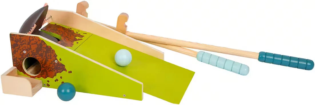 SMALL FOOT Minigolf-Set Maulwurf für Kinder