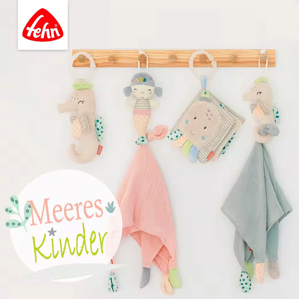 FEHN Spieluhr Meereskinder Schildkröte Baby Musik Kuscheltier
