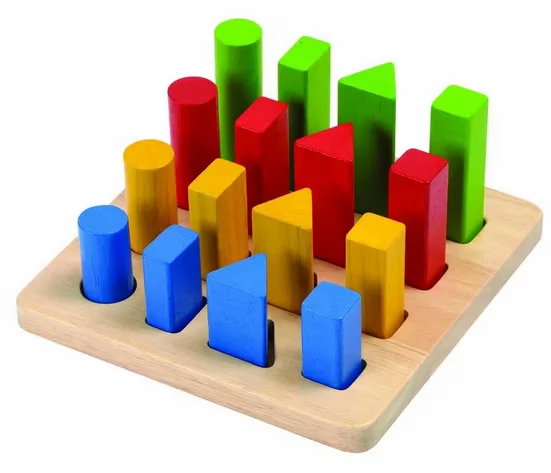 PLANTOYS Lernspielzeug Geometrie Stifte