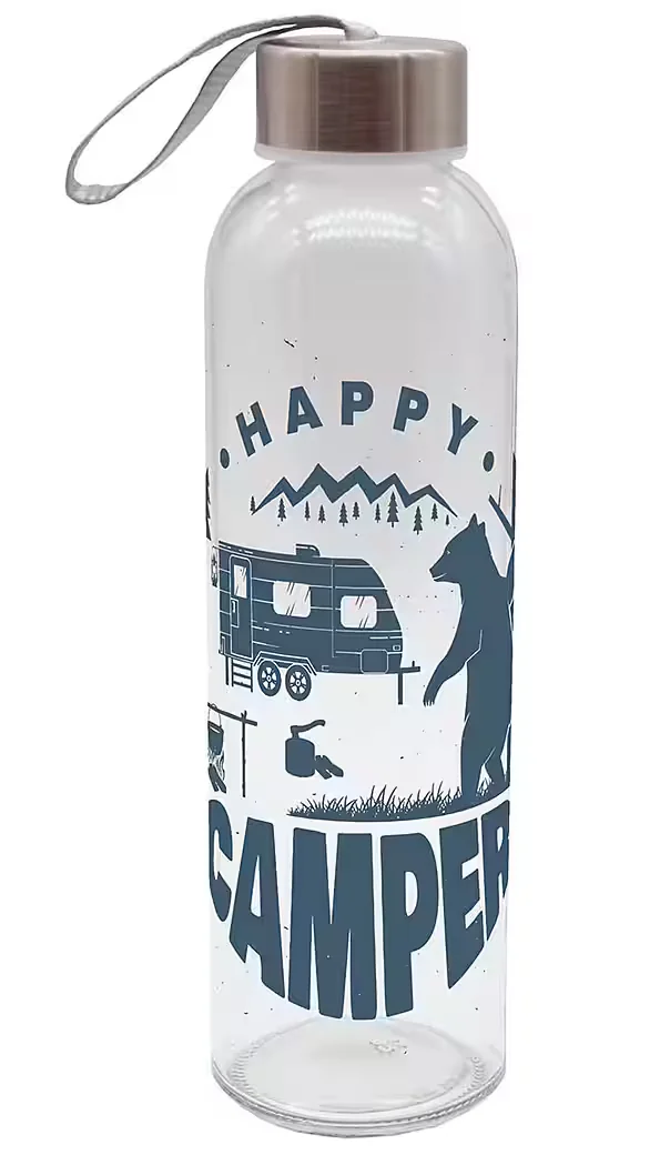 GEDA LABELS Trinkflasche Happy Camper