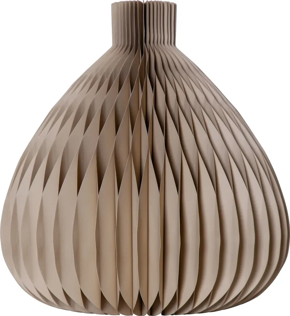 Star Trading Hängedeko Honeycomb aus Papier, beige, 38 cm