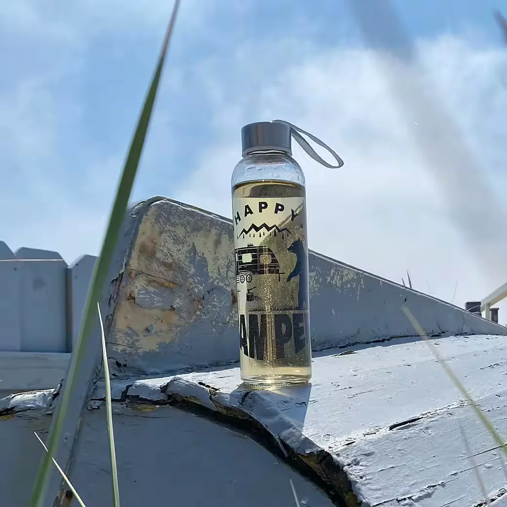 GEDA LABELS Trinkflasche Happy Camper