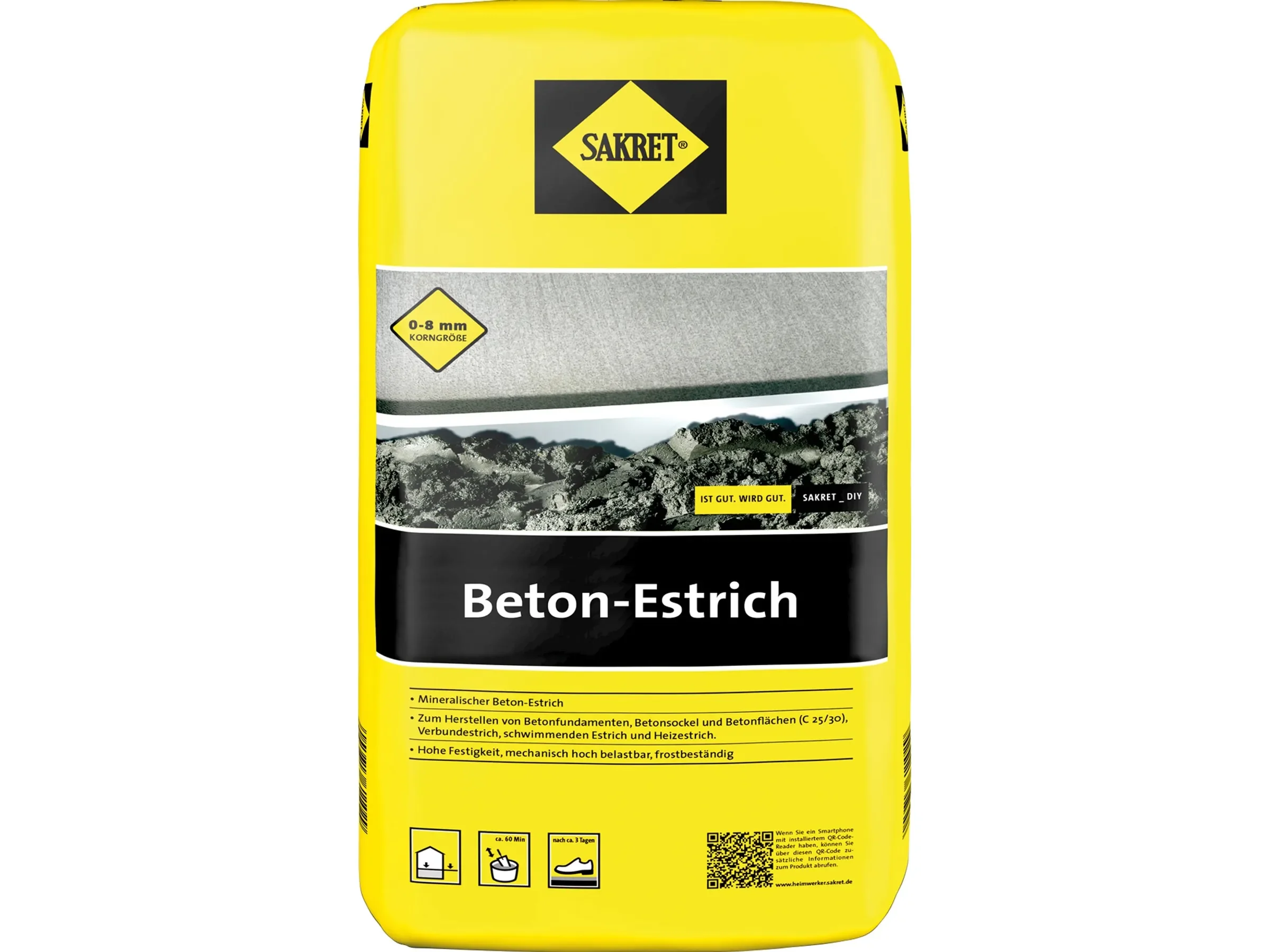 Sakret Betonestrich Estrichbeton 25 kg Sack