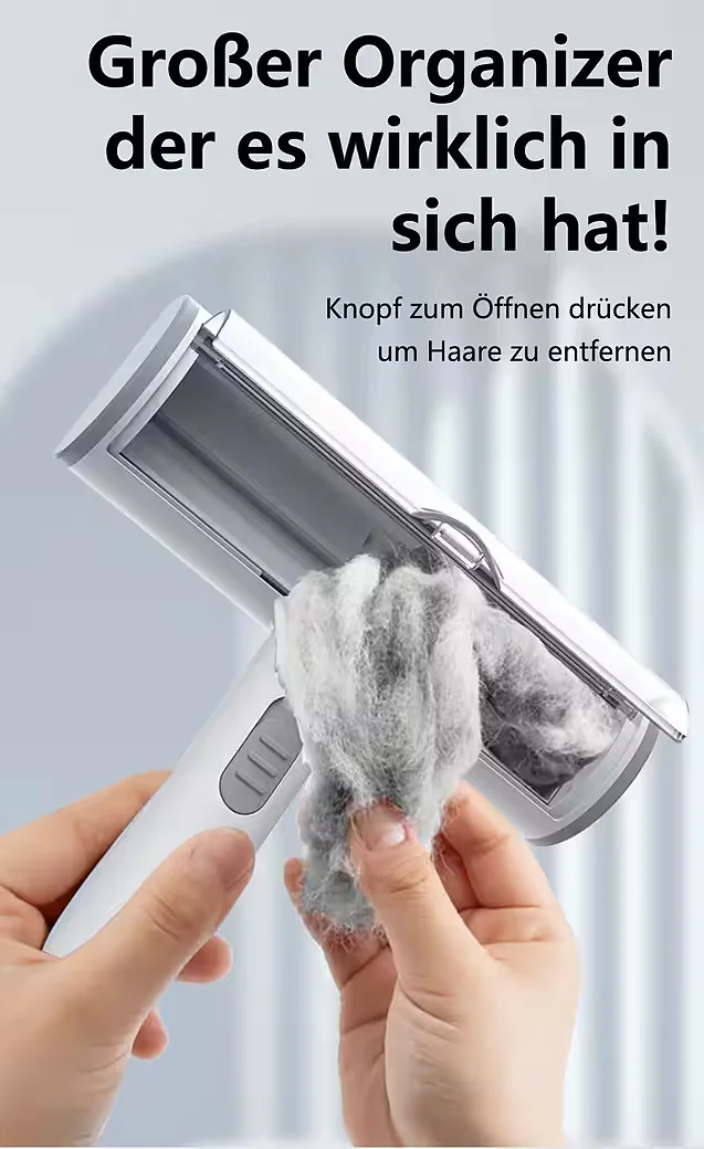 JUMPEAK Fusselroller Tierhaarentferner für Kleidung mit Walze