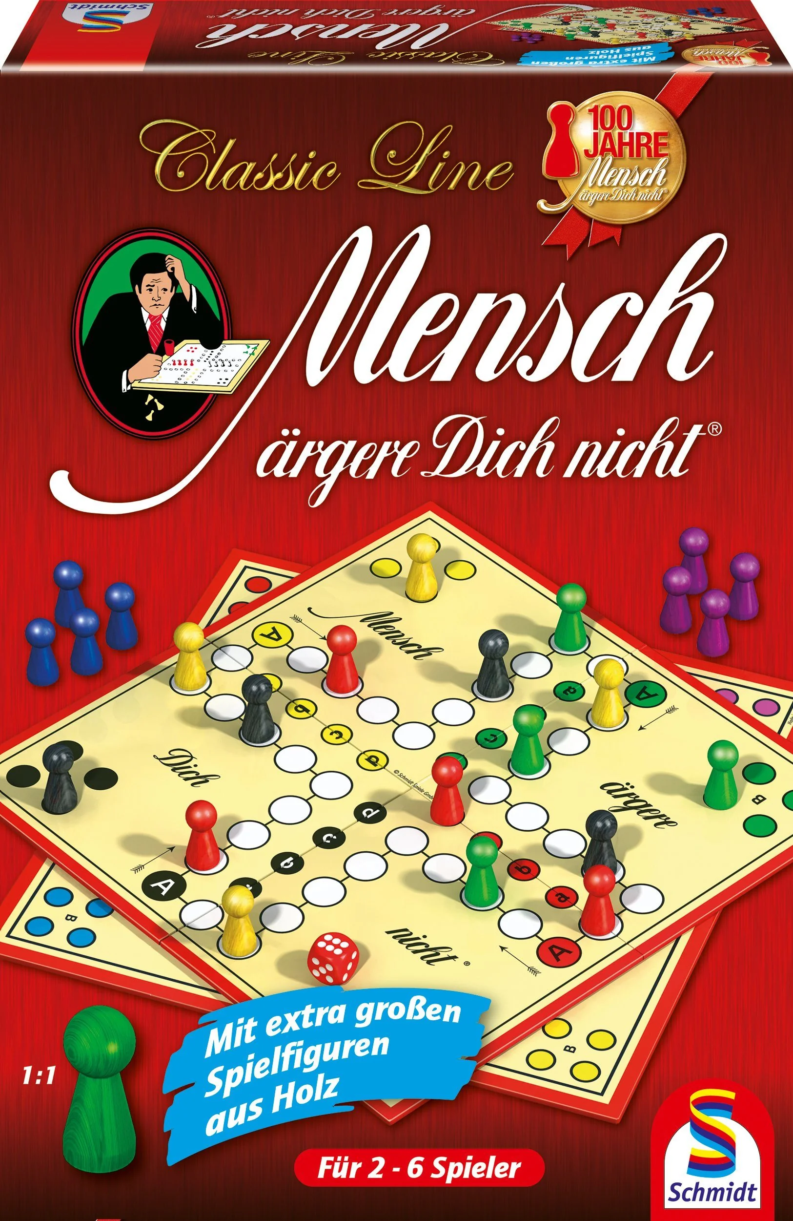 Schmidt Spiele Mensch ärgere Dich nicht Classic Line Brettspiel