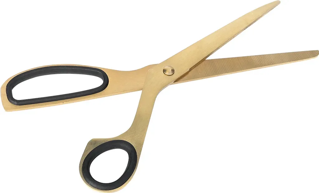 Gistuch Haushaltsschere Edelstahl schwarz gold für Basteln Deko