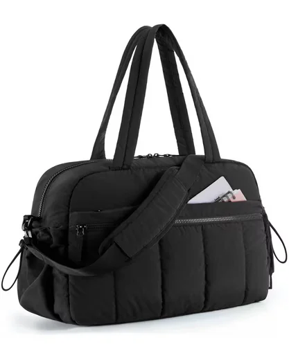 IBETTERTEC Puffer Reisetasche 24L Damen Weekender Wickeltasche