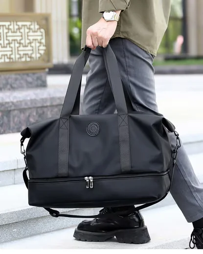 OYLCDI Reisetasche Sporttasche mit Schuhfach und Nassfach groß