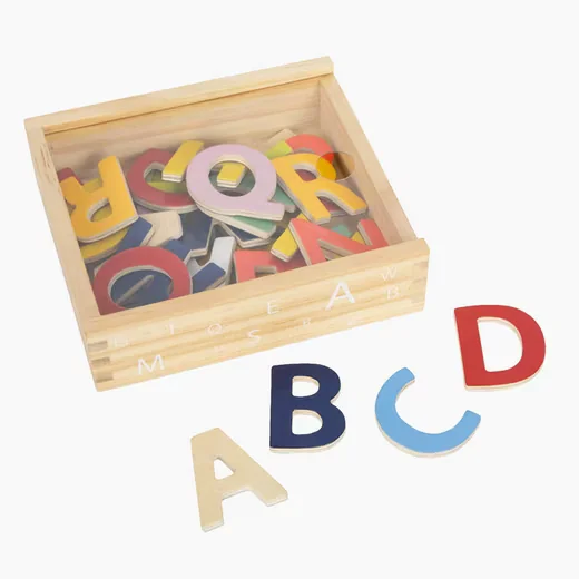 SMALL FOOT Magnetbuchstaben Alphabet Lernspielzeug bunt Educate