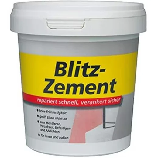 DÜFA Blitzzement grau 1 kg Montagemörtel Schnellzement