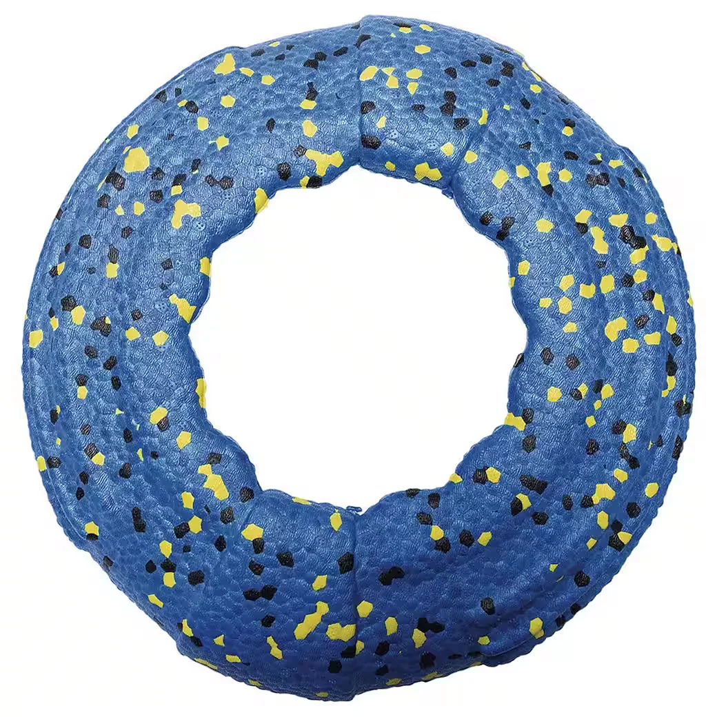 BEEZTEES Gisa Outdoor Hundespielzeug Frisbee aus Schaumstoff blau
